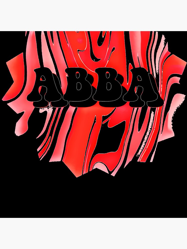 Abba White And Red Color Tex Tapestry - Image 2