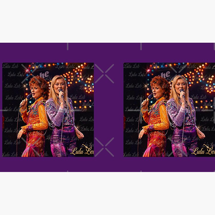 Abba Girls On Stage Flashy Magestical Picture Mug - Image 2