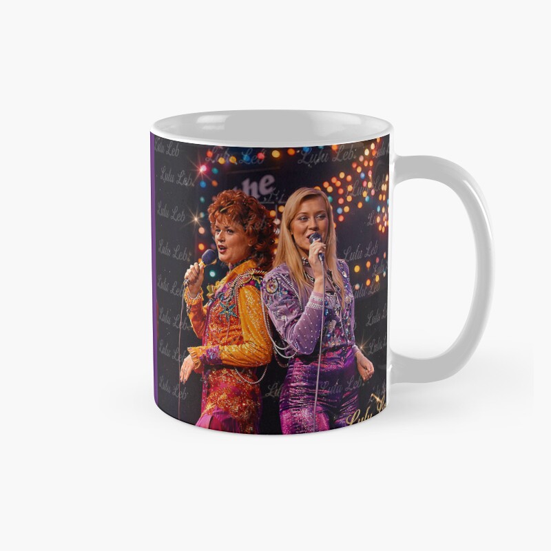 Abba Girls On Stage Flashy Magestical Picture Mug