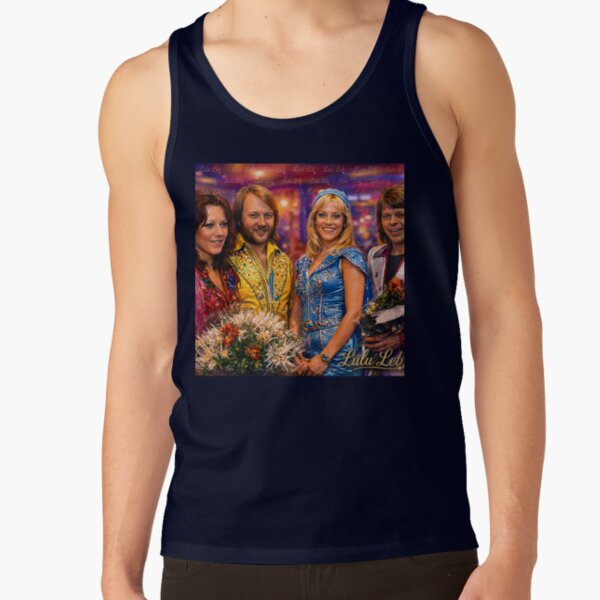 Abba Photograph 1973 Tank Top - Image 5