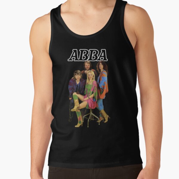 Vintage Disco Era Pop Quartet Tank Top