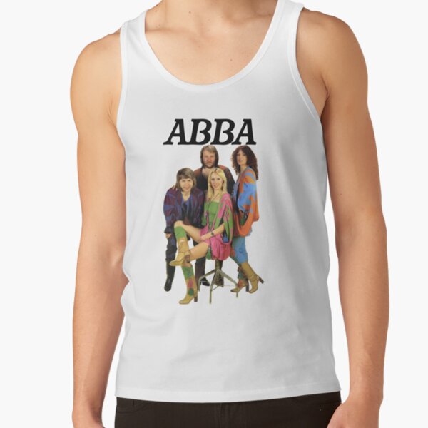 Vintage Disco Era Pop Quartet Tank Top - Image 2