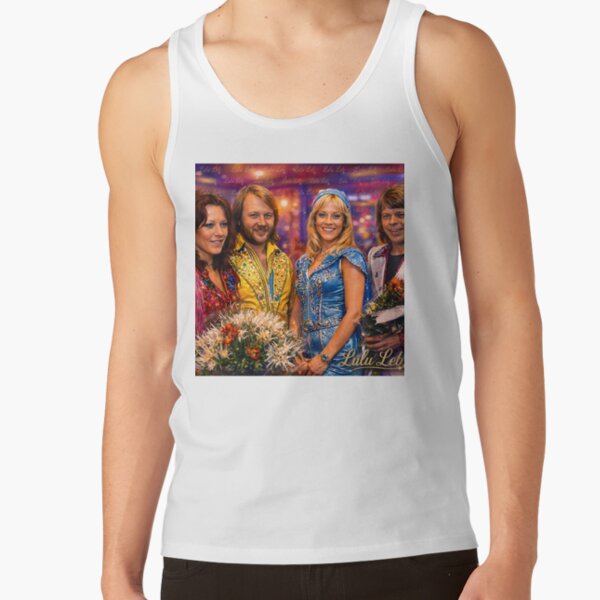 Abba Photograph 1973 Tank Top - Image 2