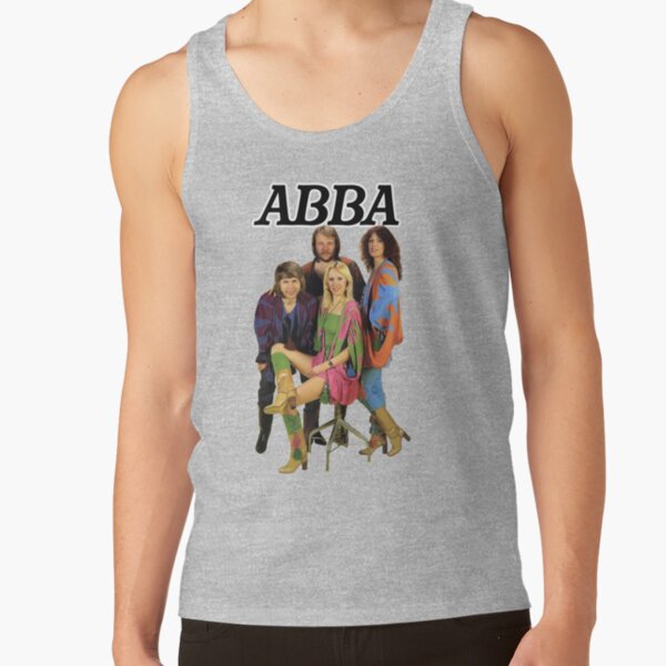 Vintage Disco Era Pop Quartet Tank Top - Image 3