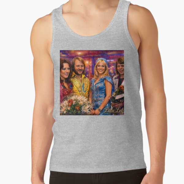Abba Photograph 1973 Tank Top - Image 4