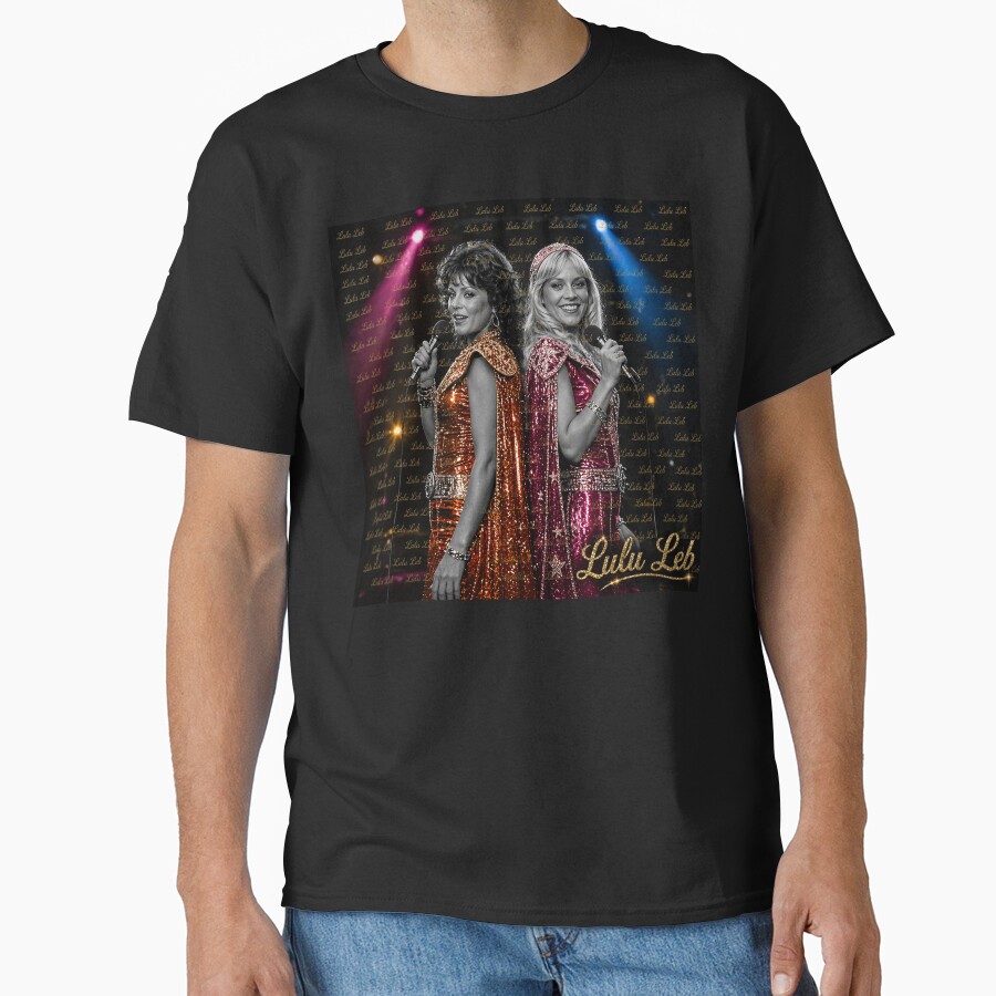 Abba Glam Concert Photo 1973 T-shirt - Image 2