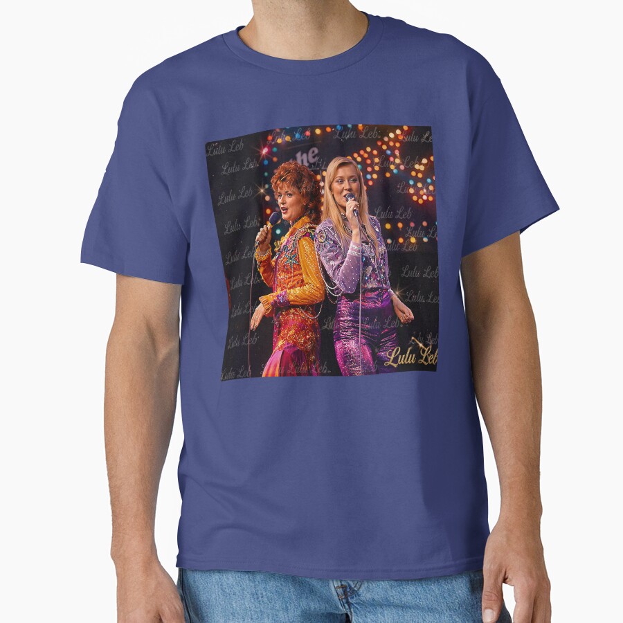 Abba Girls On Stage Flashy Magestical Picture T-shirt - Image 4
