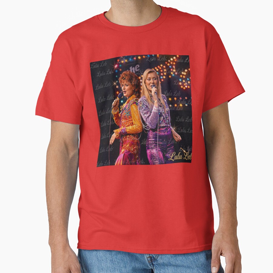 Abba Girls On Stage Flashy Magestical Picture T-shirt - Image 5
