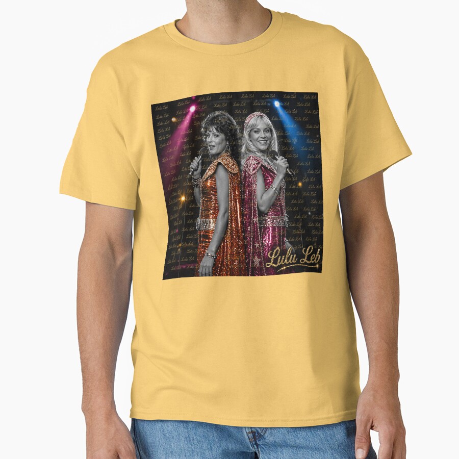 Abba Glam Concert Photo 1973 T-shirt - Image 6
