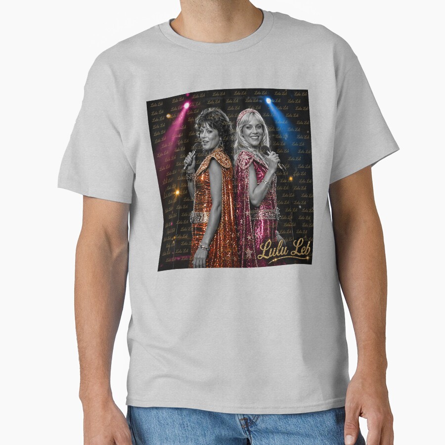 Abba Glam Concert Photo 1973 T-shirt - Image 3