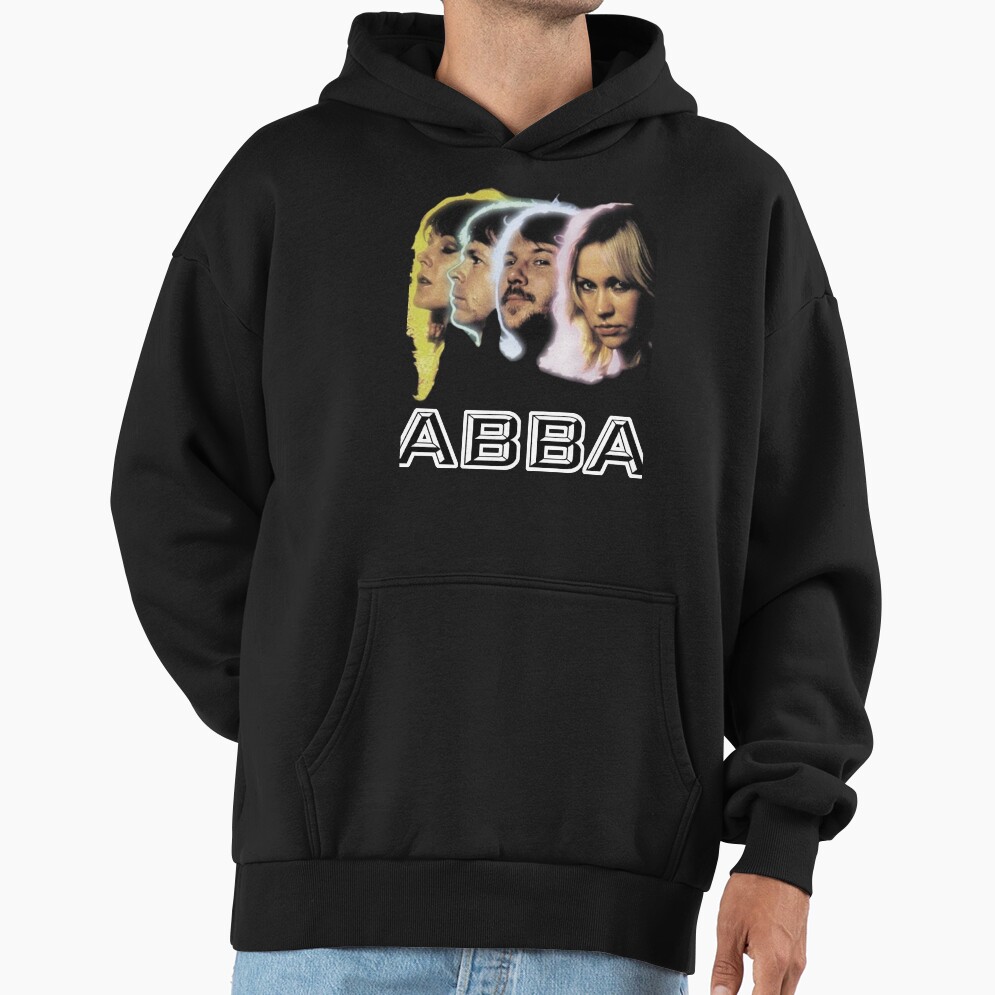 Retro 70s Neon Pop Music Band Hoodie