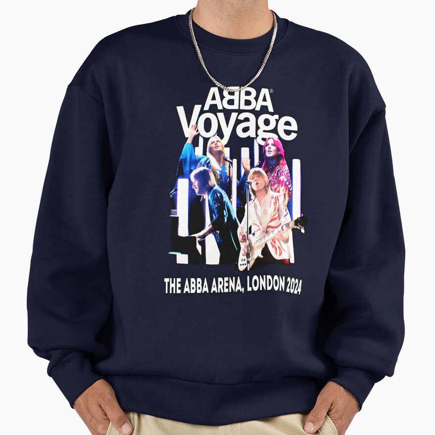 Abba Voyage Style Disco Music Sweatshirt - Image 5