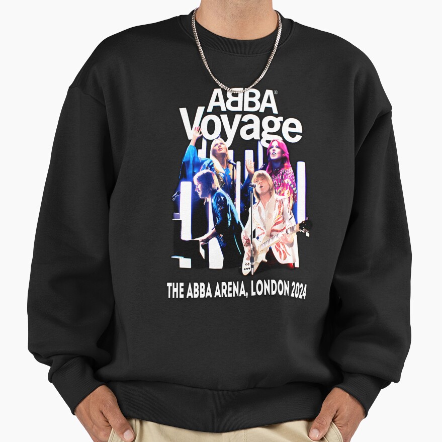 Abba Voyage Style Disco Music Sweatshirt - Image 3