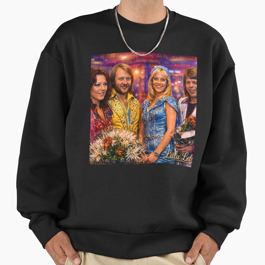 Abba Photograph 1973 Sweatshirt - Image 3