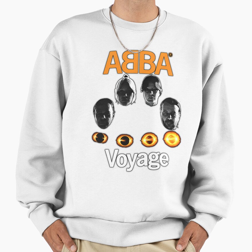 Abba Retro Star Style Disco Music Sweatshirt