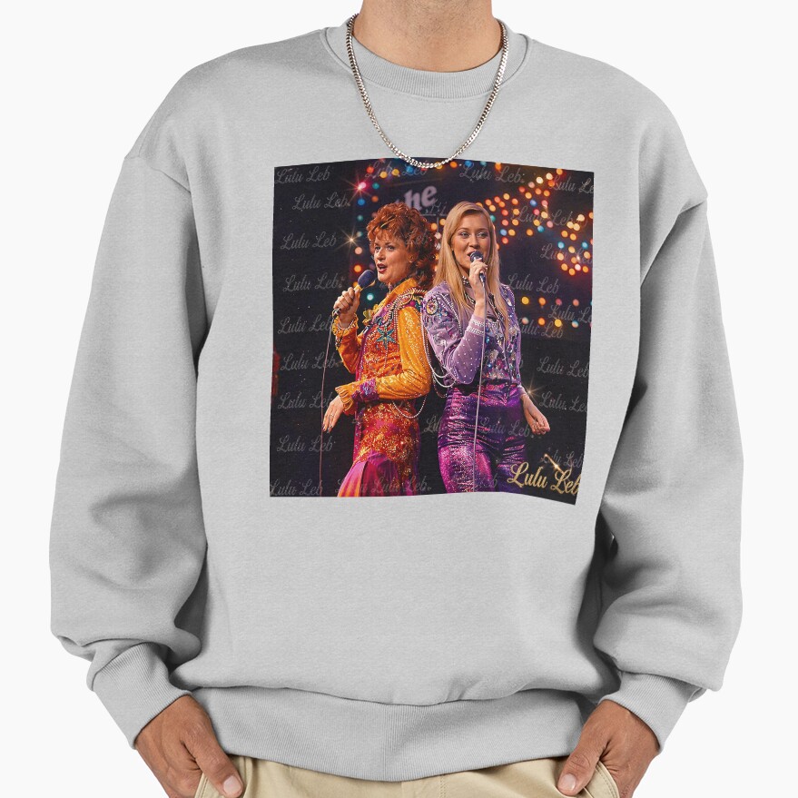 Abba Girls On Stage Flashy Magestical Picture Sweatshirt