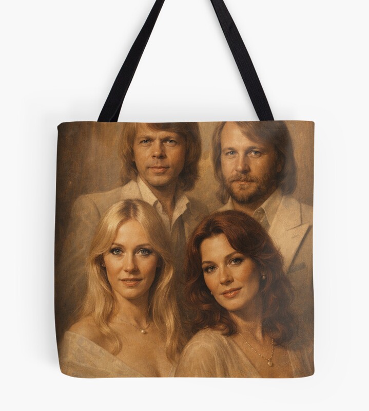 Abba Vintage Pop Icon Tote Bag