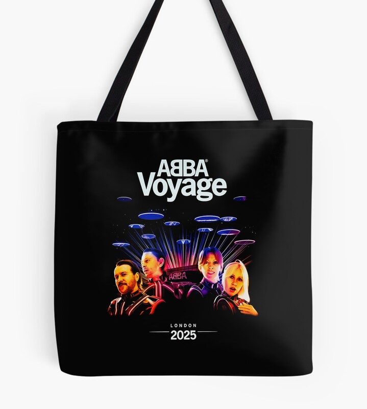 Retro Star Style Disco Music Abba Voyage Tote Bag