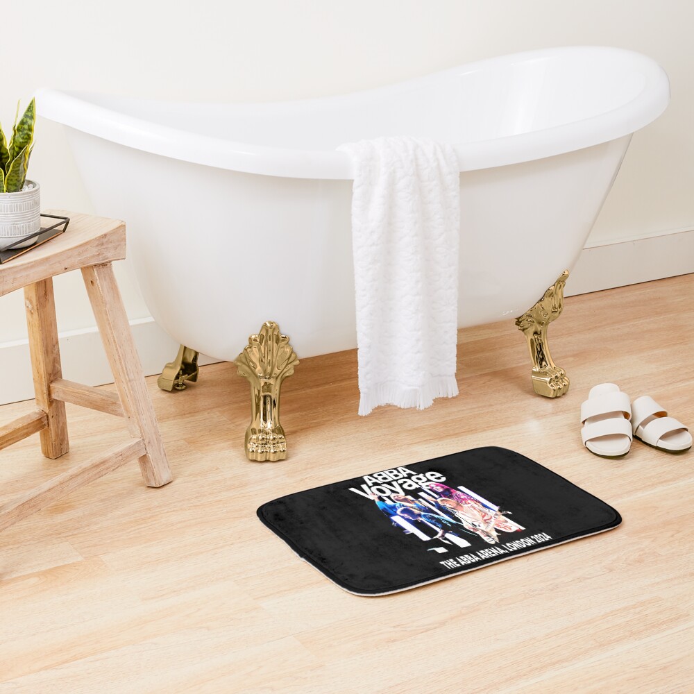 Retro Star Style Disco Music Bath Mat - Image 2