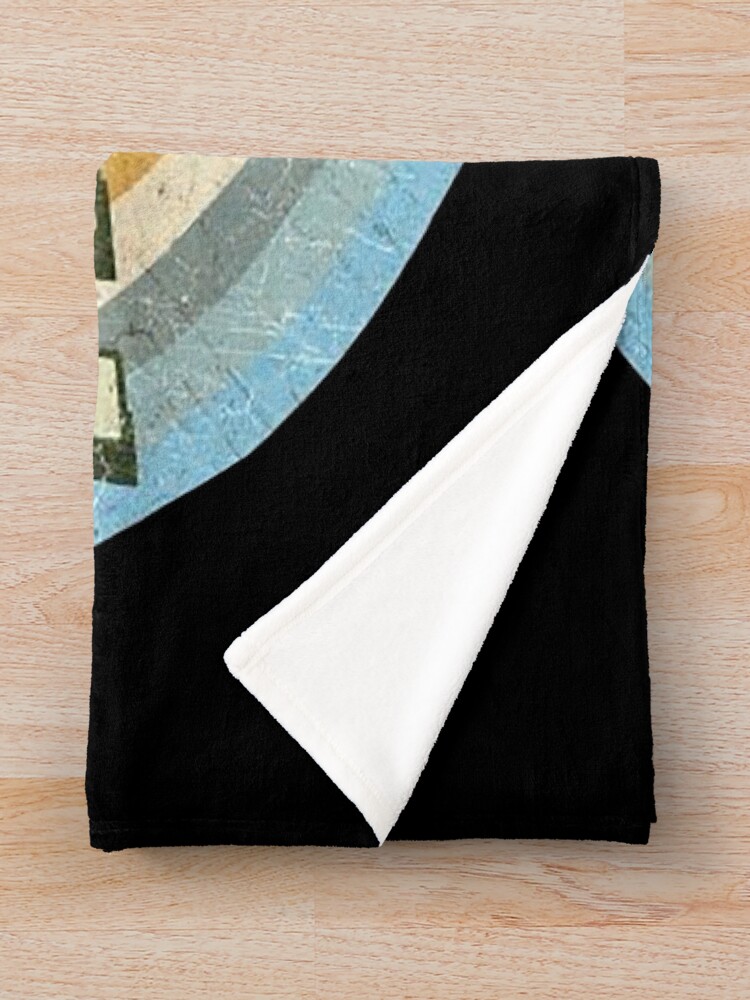 Retro Circle Abba Photograph Art Throw Blanket - Image 2