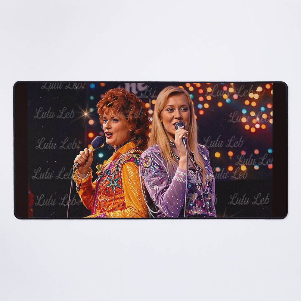 Abba Girls On Stage Flashy Magestical Picture Mouse Pad