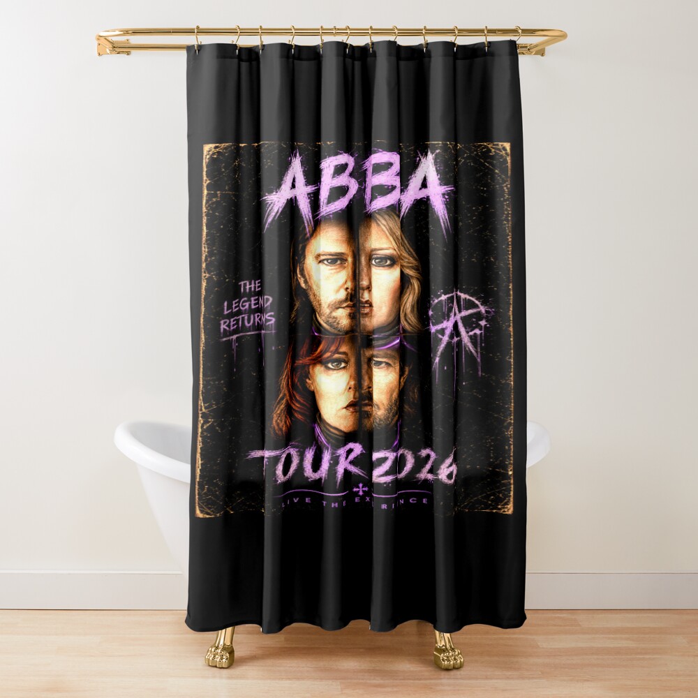 Disco Revival Abba Shower Curtain