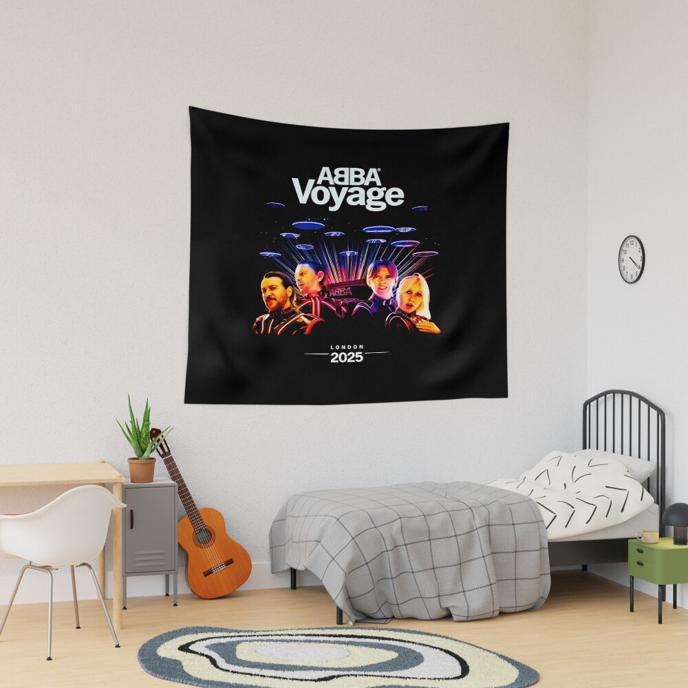 Retro Star Style Disco Music Abba Voyage Tapestry